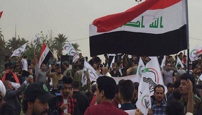 تظاهرات هزاران نفر در عراق در حمایت از الصدر تظاهرات هزاران نفر در عراق در حمایت از الصدر