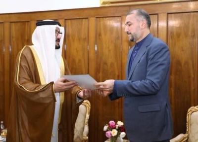 پیغام کتبی وزیر امور خارجه امارات به امیرعبداللهیان