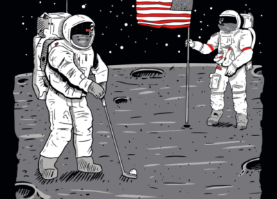 امروز در فضا: فضانوردان روی ماه گلف بازی کردند